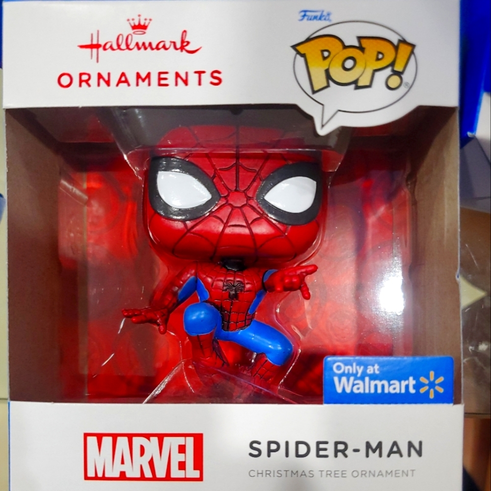 Pop ornaments spiderman